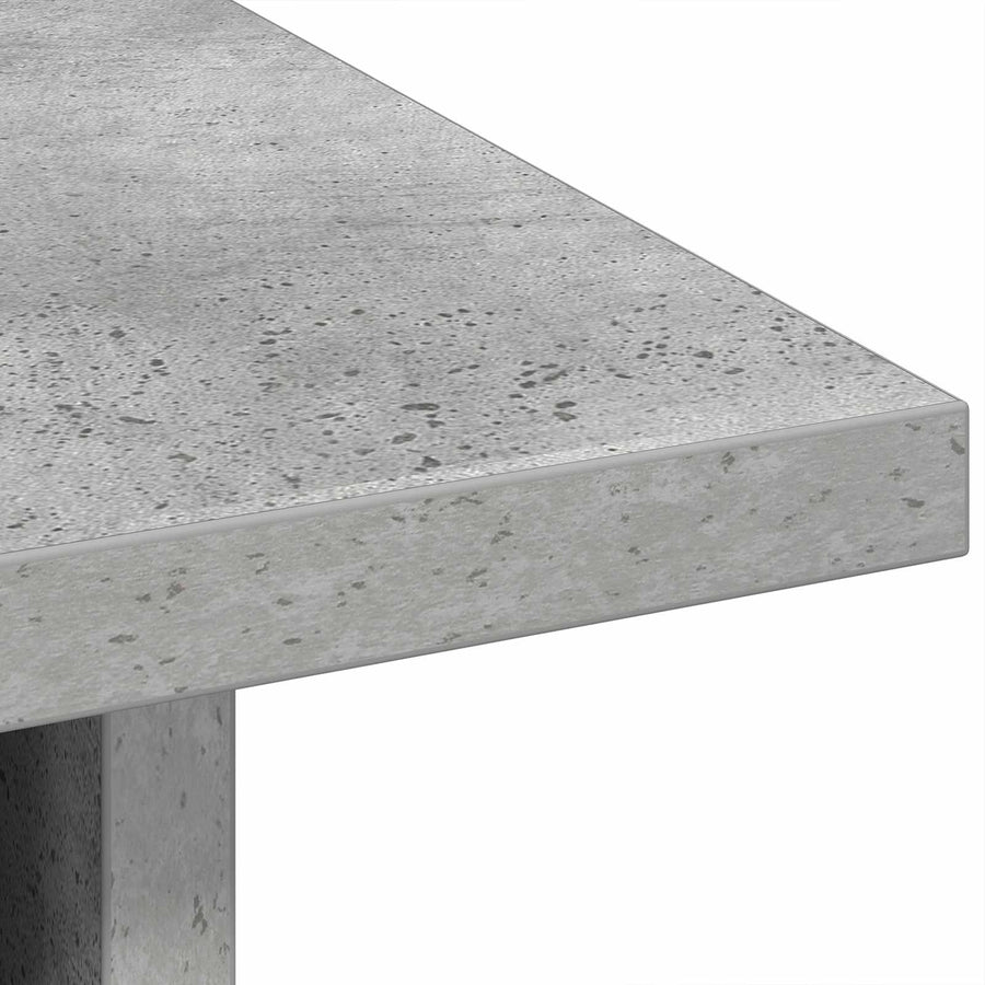 Nachtkastje met lade Beton Grijs 41 x 40 x 45 cm Bewerkt hout