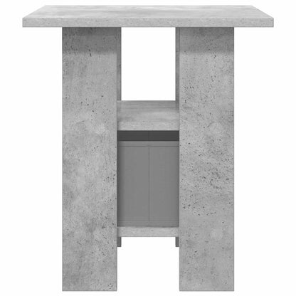 Nachtkastje met lade Beton Grijs 41 x 40 x 45 cm Bewerkt hout