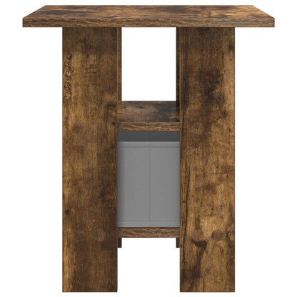 Nachtkastje met lade Gerookt eiken 41 x 40 x 45 cm Bewerkt hout