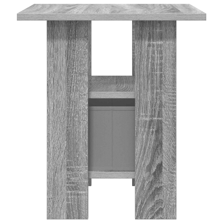 Nachtkastje met lade Grijs Sonoma 41 x 40 x 45 cm Bewerkt hout
