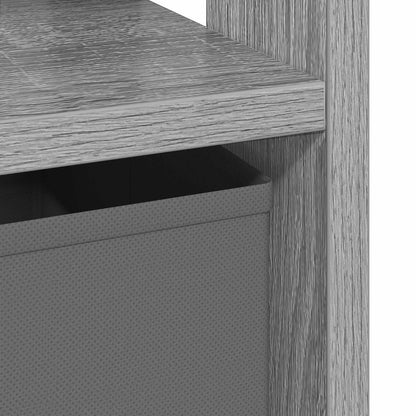 Nachtkastje 2 pcs Grijs Sonoma 41 x 40 x 45 cm Bewerkt hout