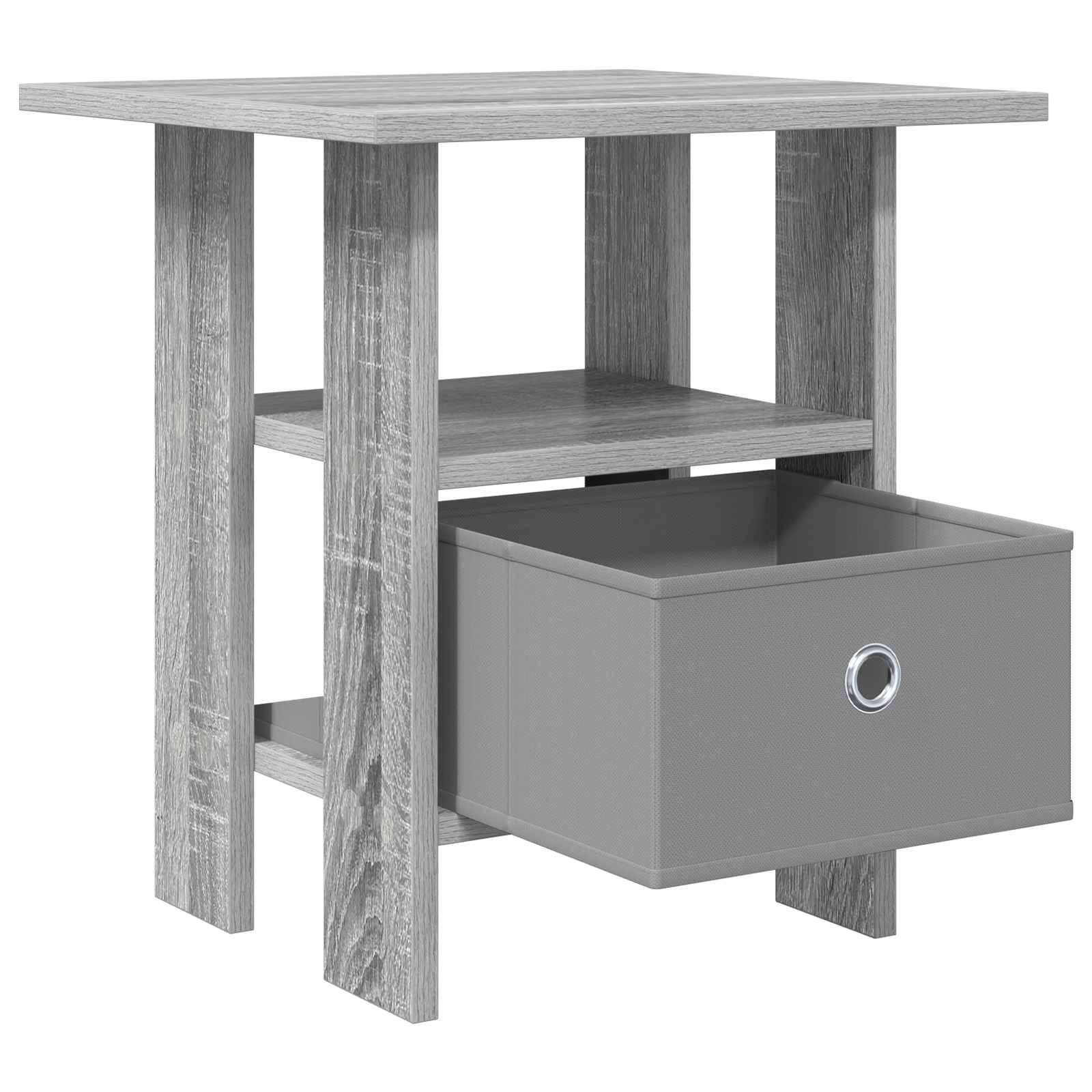 Nachtkastje 2 pcs Grijs Sonoma 41 x 40 x 45 cm Bewerkt hout
