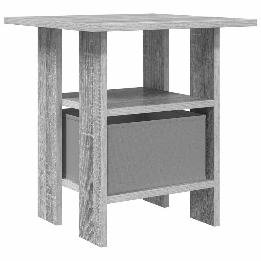 Nachtkastje 2 pcs Grijs Sonoma 41 x 40 x 45 cm Bewerkt hout