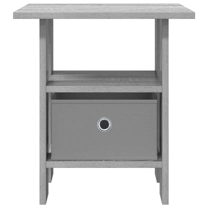 Nachtkastje 2 pcs Grijs Sonoma 41 x 40 x 45 cm Bewerkt hout