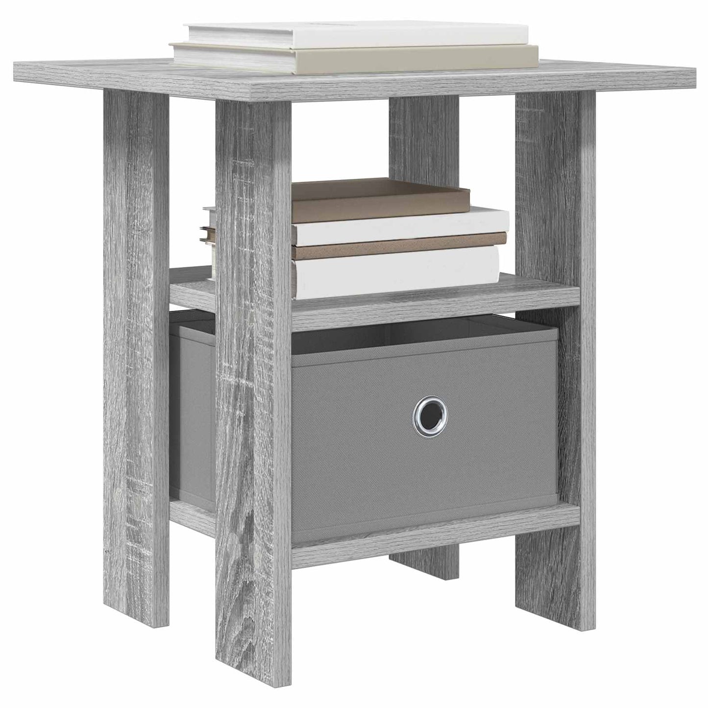 Nachtkastje 2 pcs Grijs Sonoma 41 x 40 x 45 cm Bewerkt hout