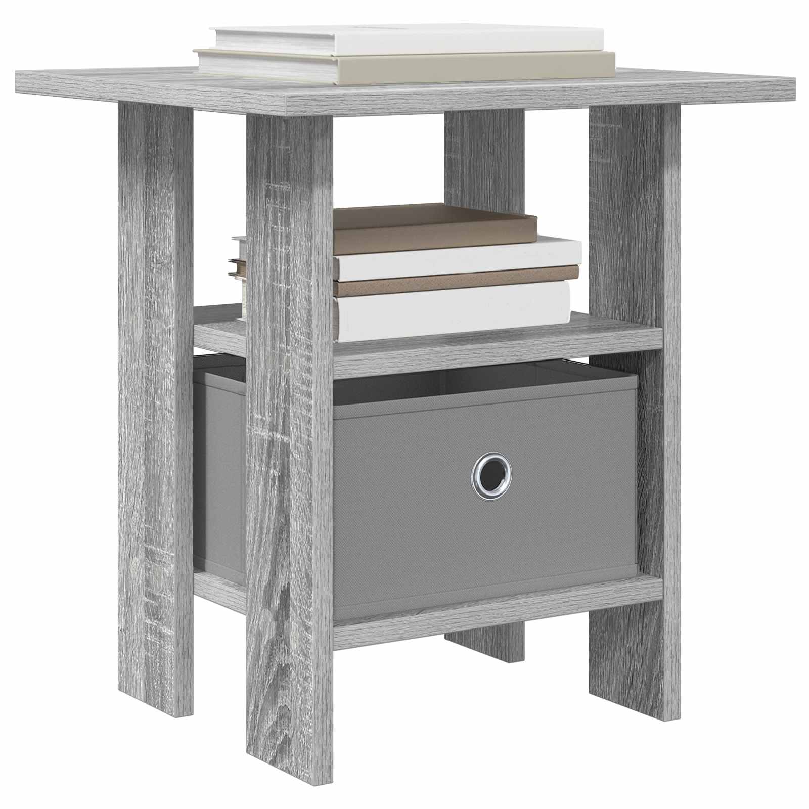 Nachtkastje 2 pcs Grijs Sonoma 41 x 40 x 45 cm Bewerkt hout