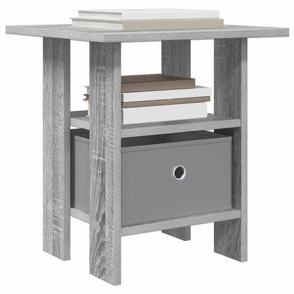 Nachtkastje 2 pcs Grijs Sonoma 41 x 40 x 45 cm Bewerkt hout