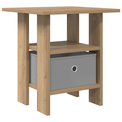 Nachtkastje met lade Artisan Eiken 41 x 40 x 45 cm Bewerkt hout