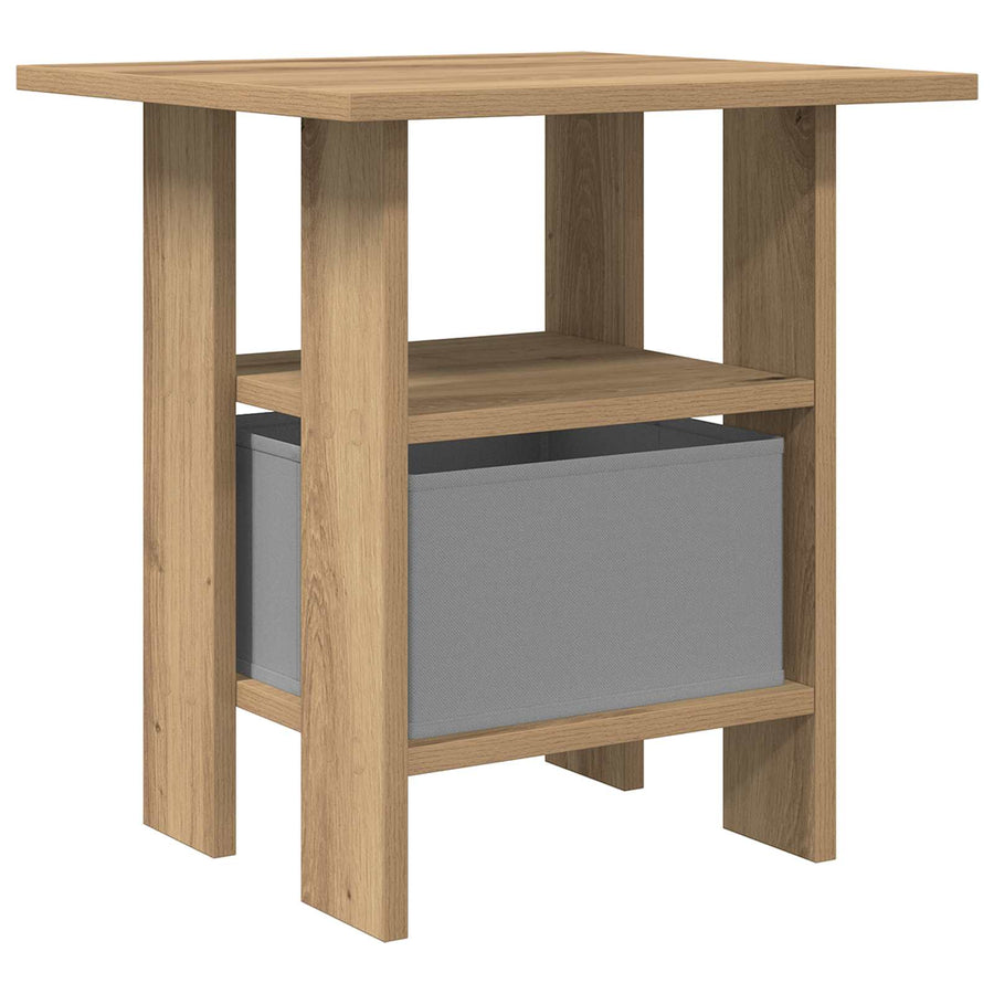 Nachtkastje met lade Artisan Eiken 41 x 40 x 45 cm Bewerkt hout