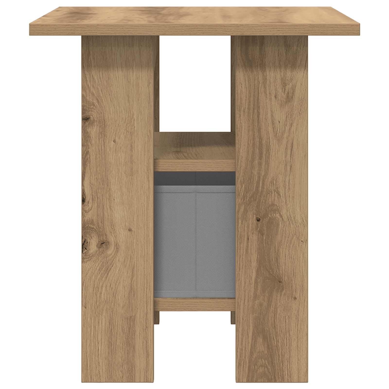 Nachtkastje met lade Artisan Eiken 41 x 40 x 45 cm Bewerkt hout
