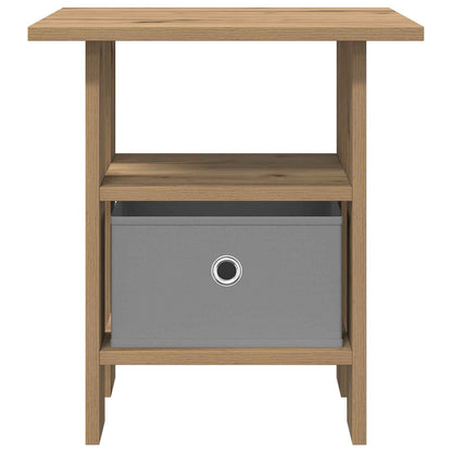 Nachtkastje 2 pcs Artisan Eiken 41 x 40 x 45 cm Bewerkt hout