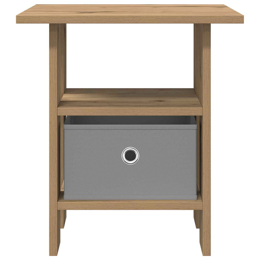 Nachtkastje 2 pcs Artisan Eiken 41 x 40 x 45 cm Bewerkt hout