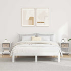 Bedside Table with Drawer 2 pcs White 41 x 40 x 45 cm Engineered Wood