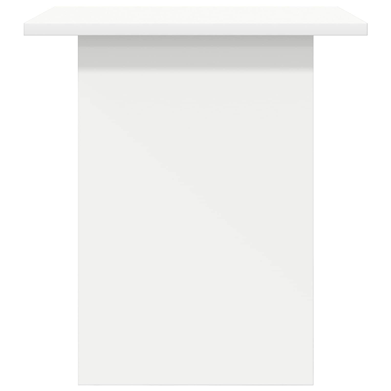 Nachtkastje met lade 2 pcs Wit 41 x 40 x 45 cm Bewerkt hout