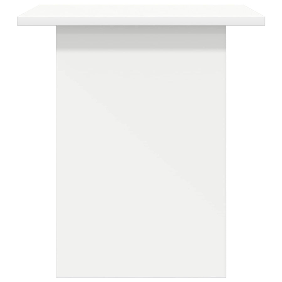 Nachtkastje met lade 2 pcs Wit 41 x 40 x 45 cm Bewerkt hout