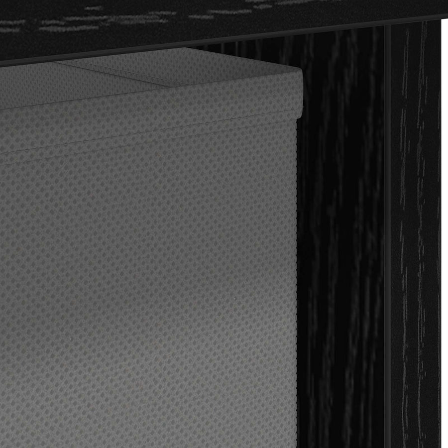 Nachtkastje 2 pcs Zwart Eiken 41 x 40 x 45 cm Bewerkt hout
