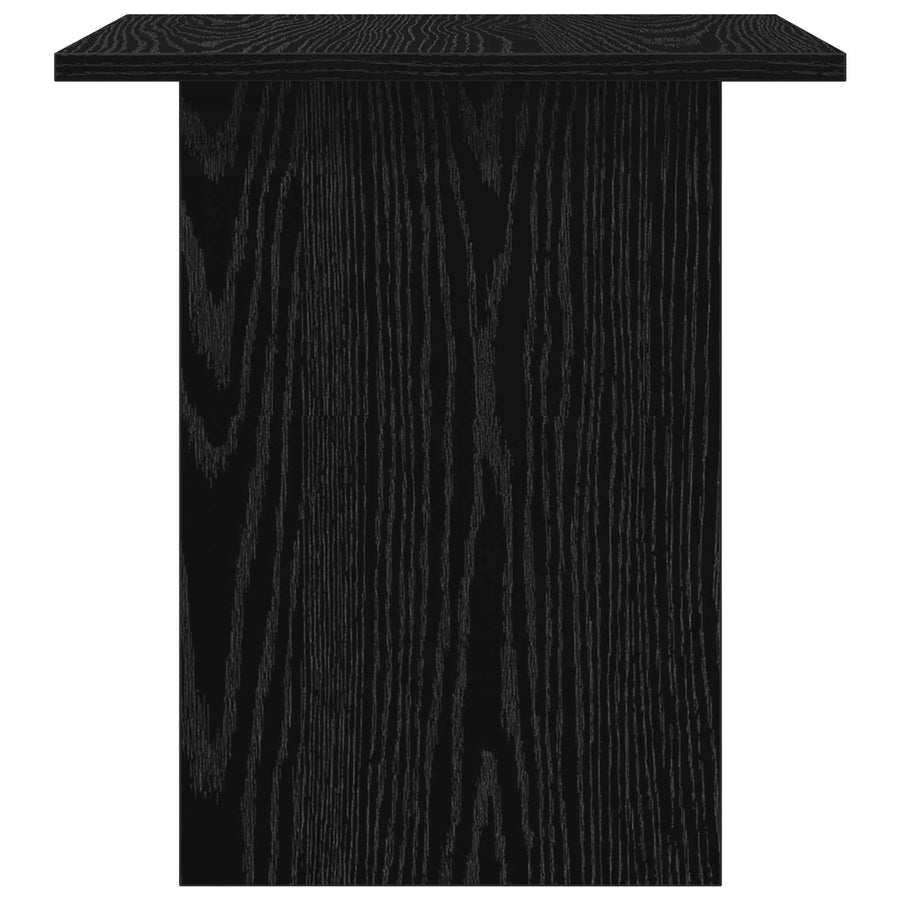 Nachtkastje 2 pcs Zwart Eiken 41 x 40 x 45 cm Bewerkt hout