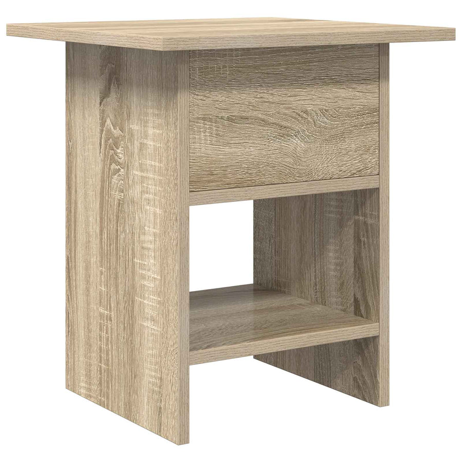 Nachtkastje met lade Sonoma Eiken 41 x 40 x 45 cm Bewerkt hout
