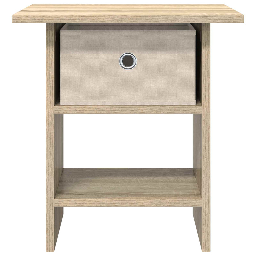 Nachtkastje met lade Sonoma Eiken 41 x 40 x 45 cm Bewerkt hout