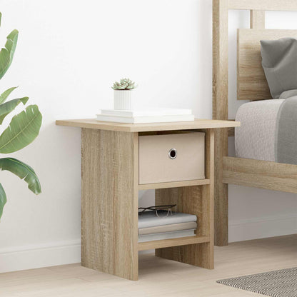 Nachtkastje 2 pcs Sonoma Eiken 41 x 40 x 45 cm Bewerkt hout