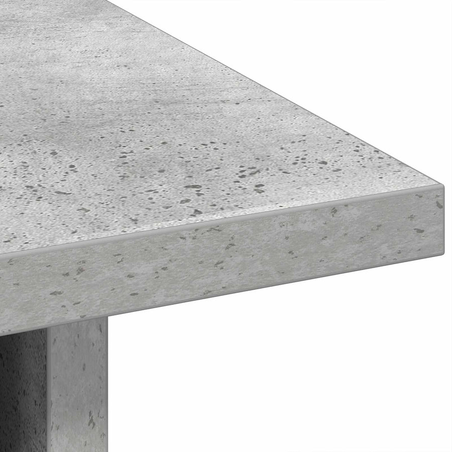 Nachtkastje 2 pcs Beton Grijs 41 x 40 x 45 cm Bewerkt hout