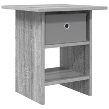 Nachtkastje met lade Grijs Sonoma 41 x 40 x 45 cm Bewerkt hout