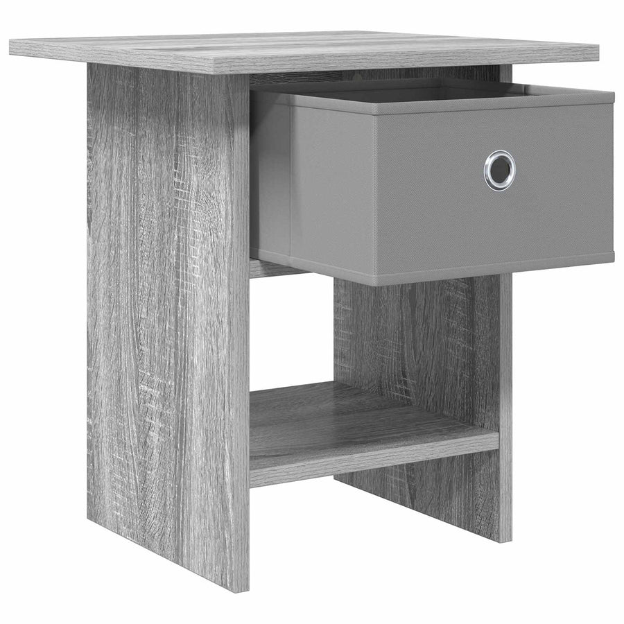 Nachtkastje 2 pcs Grijs Sonoma 41 x 40 x 45 cm Bewerkt hout