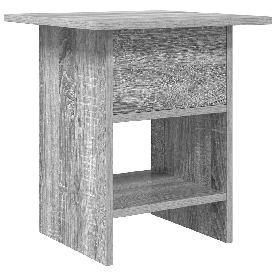 Nachtkastje 2 pcs Grijs Sonoma 41 x 40 x 45 cm Bewerkt hout