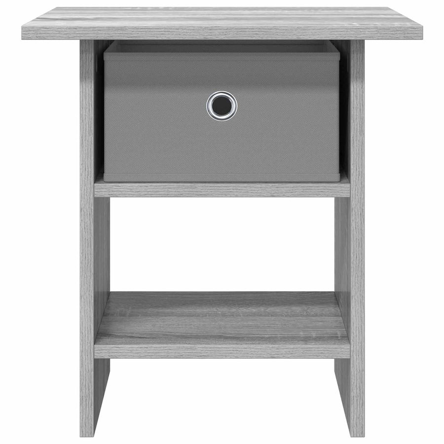 Nachtkastje 2 pcs Grijs Sonoma 41 x 40 x 45 cm Bewerkt hout