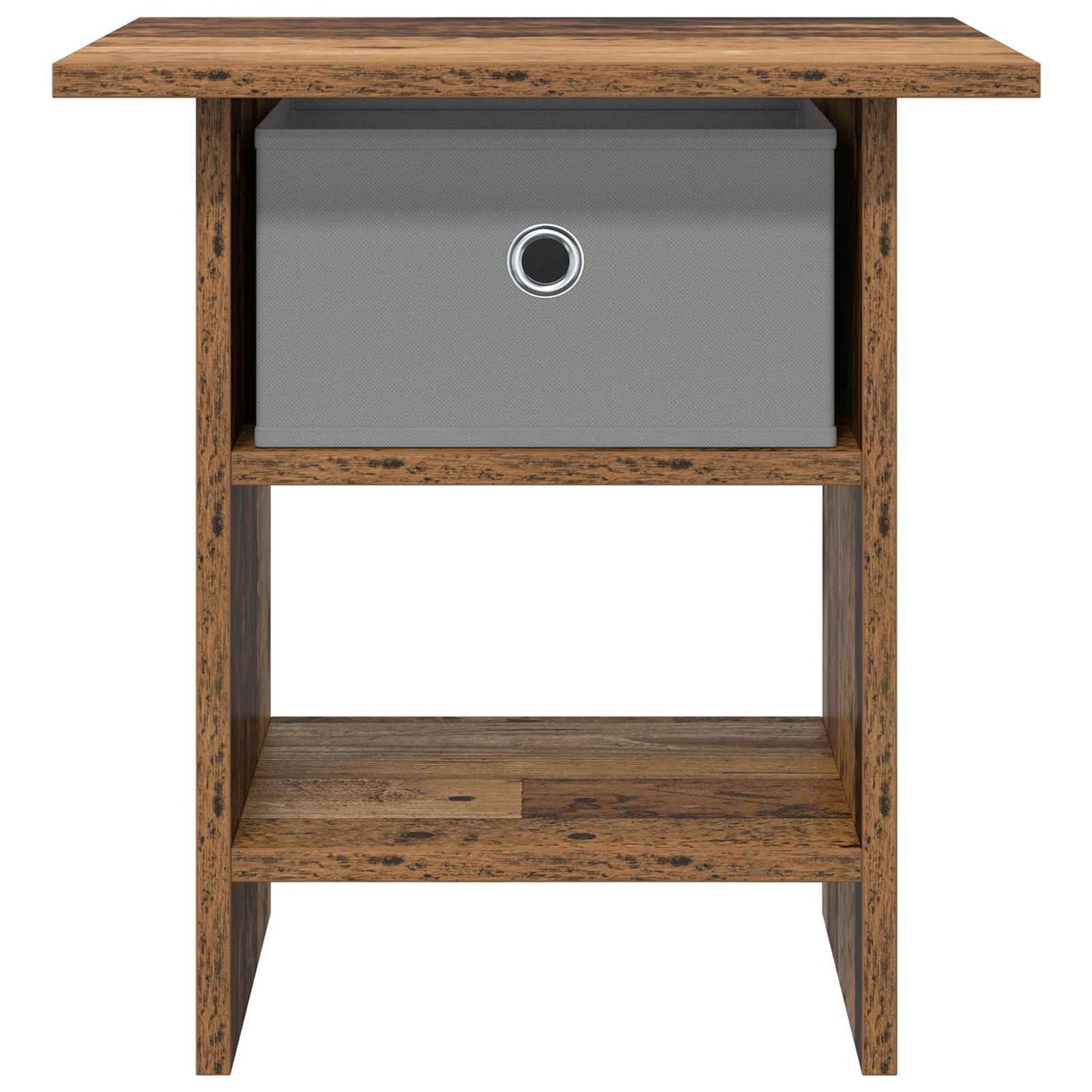 Nachtkastje met lade Oudhout 41 x 40 x 45 cm Bewerkt hout