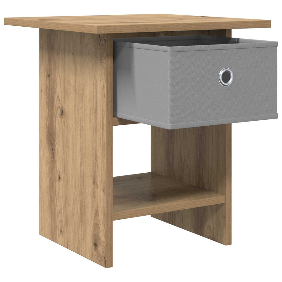 Nachtkastje 2 pcs Artisan Eiken 41 x 40 x 45 cm Bewerkt hout