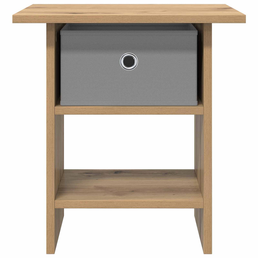 Nachtkastje 2 pcs Artisan Eiken 41 x 40 x 45 cm Bewerkt hout