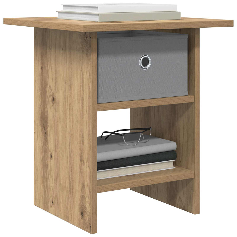 Nachtkastje 2 pcs Artisan Eiken 41 x 40 x 45 cm Bewerkt hout