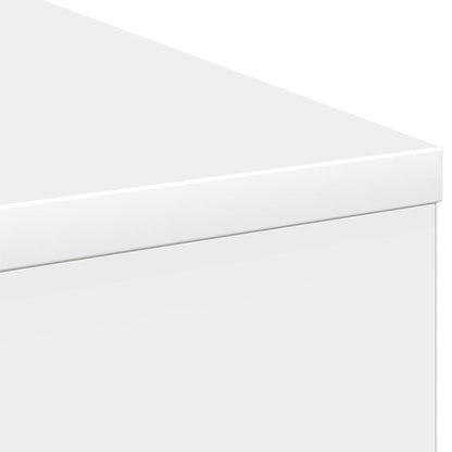 Bureau met lade met plank Wit 100 x 40 x 75 cm Bewerkt hout