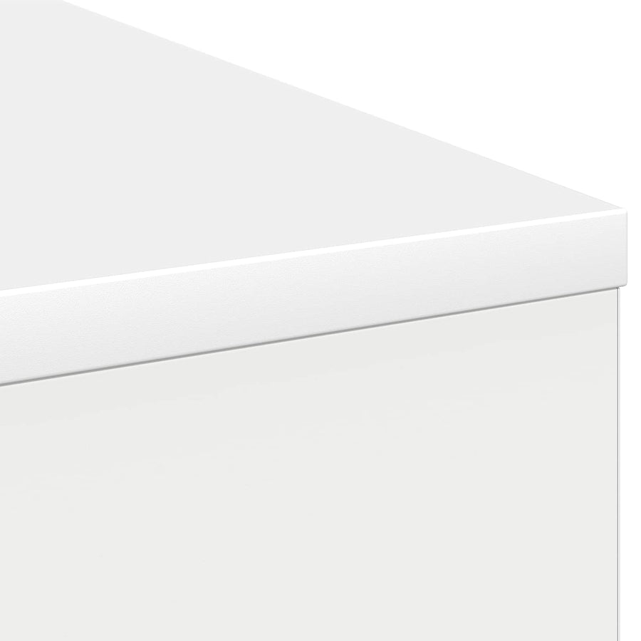 Bureau met lade met plank Wit 100 x 40 x 75 cm Bewerkt hout