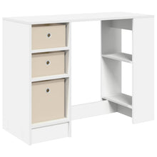 Bureau met lade met plank Wit 100 x 40 x 75 cm Bewerkt hout