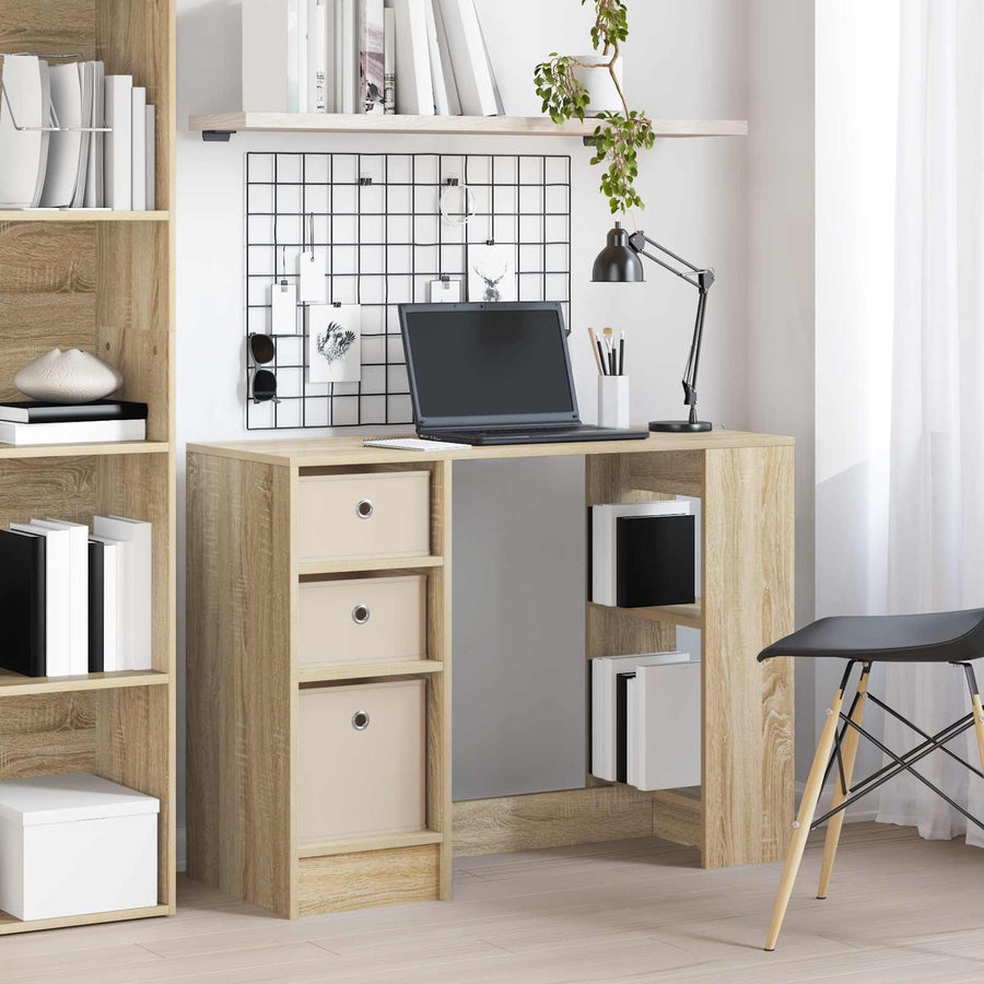 Bureau met lade Sonoma Eiken 100 x 40 x 75 cm Bewerkt hout