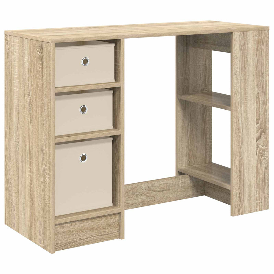 Bureau met lade Sonoma Eiken 100 x 40 x 75 cm Bewerkt hout