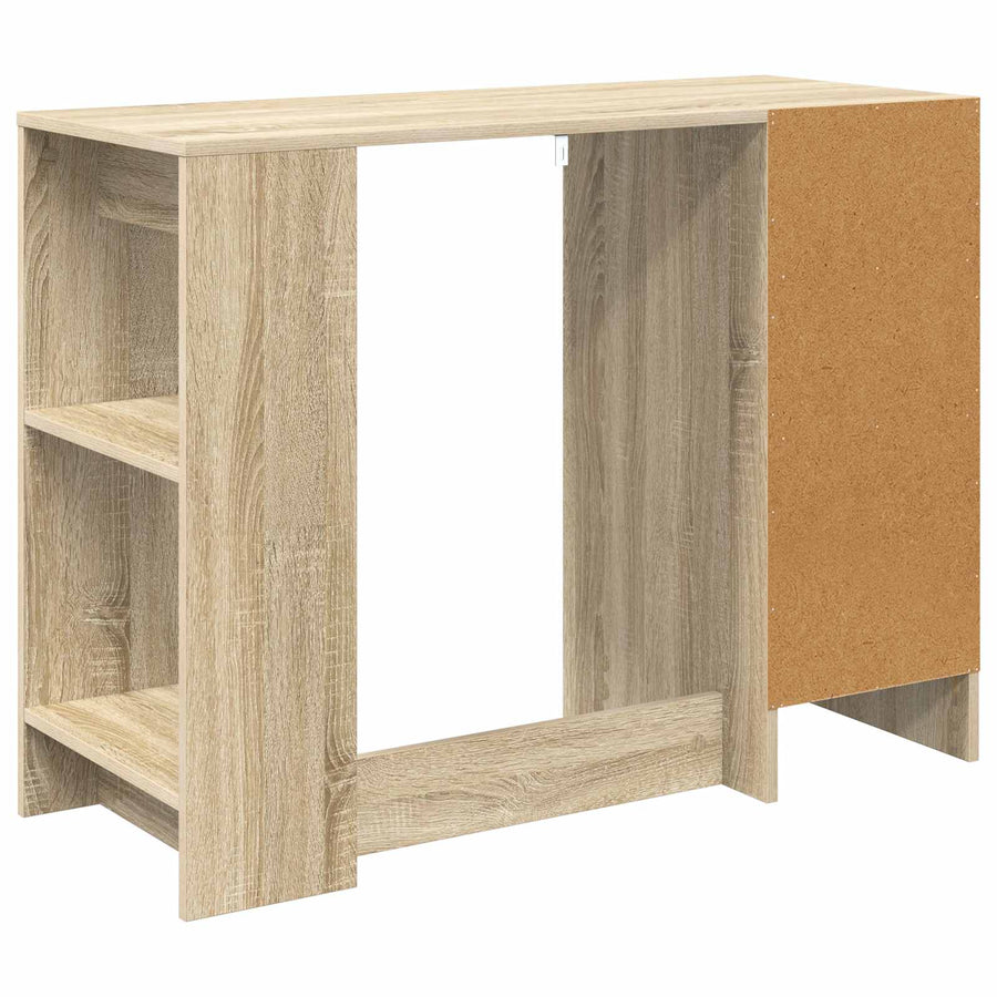 Bureau met lade Sonoma Eiken 100 x 40 x 75 cm Bewerkt hout