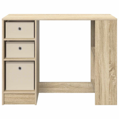Bureau met lade Sonoma Eiken 100 x 40 x 75 cm Bewerkt hout