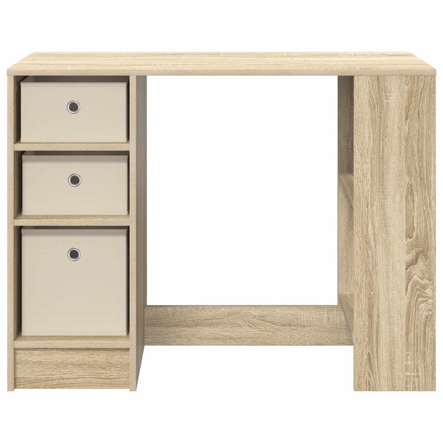Bureau met lade Sonoma Eiken 100 x 40 x 75 cm Bewerkt hout