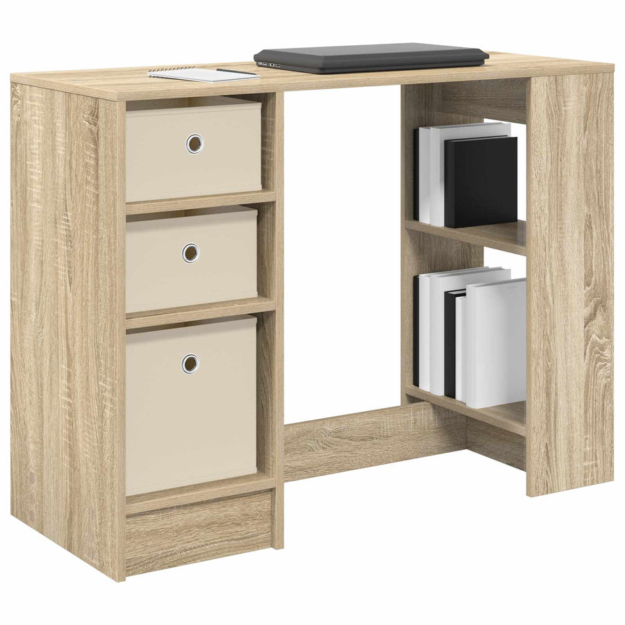 Bureau met lade Sonoma Eiken 100 x 40 x 75 cm Bewerkt hout