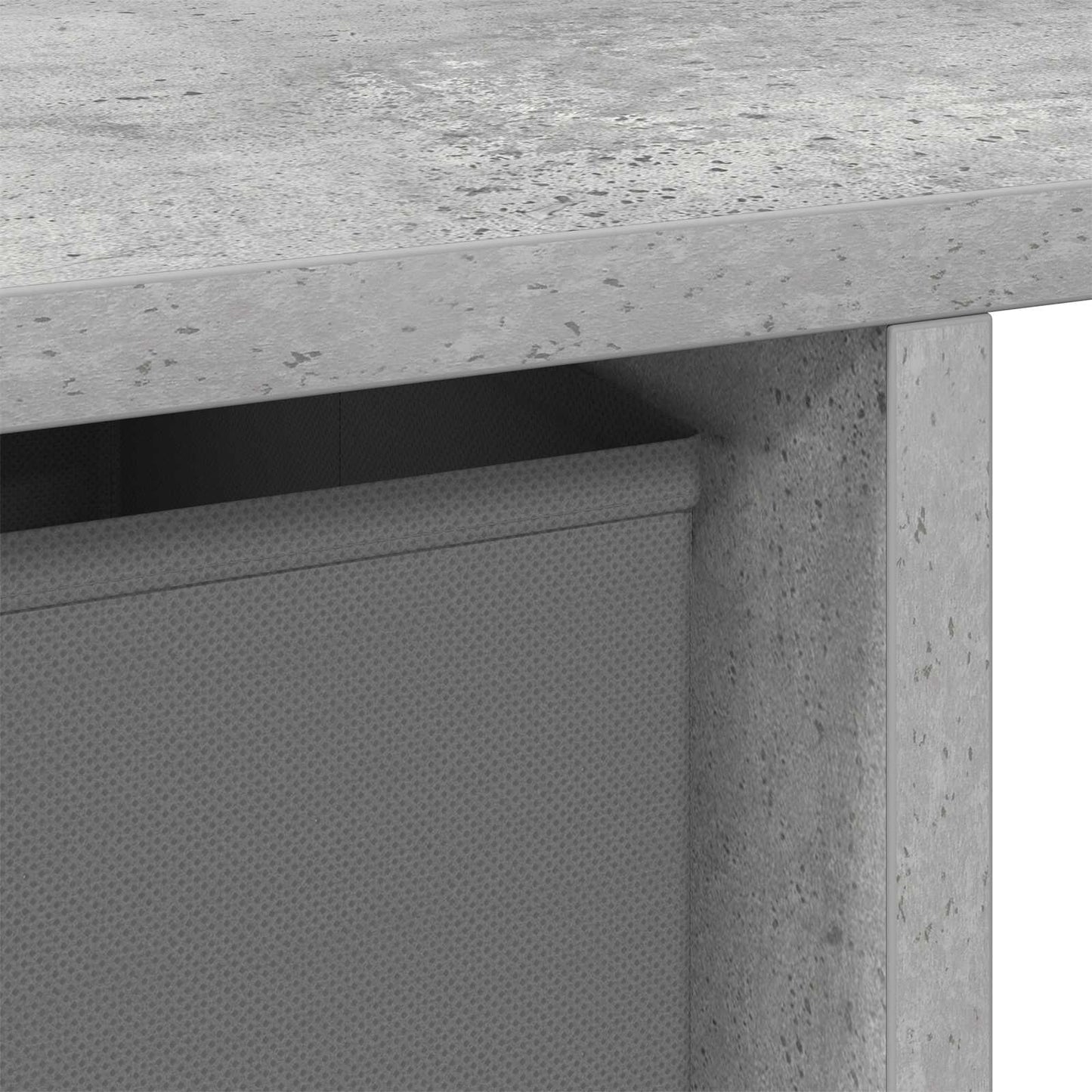 Bureau met lade Beton Grijs 100 x 40 x 75 cm Bewerkt hout