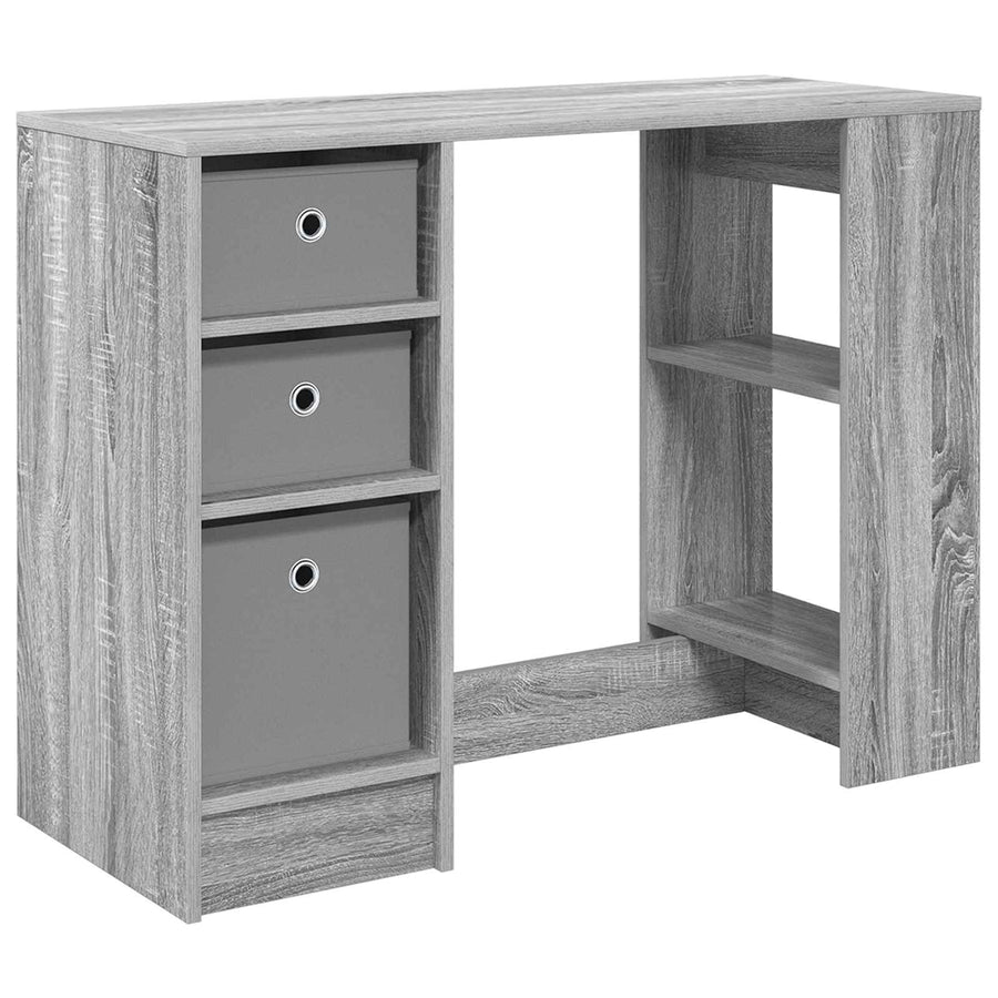 Bureau met lade Grijs Sonoma 100 x 40 x 75 cm Bewerkt hout