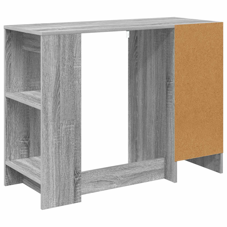 Bureau met lade Grijs Sonoma 100 x 40 x 75 cm Bewerkt hout