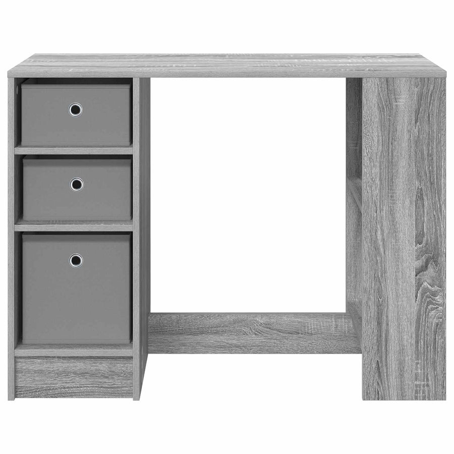 Bureau met lade Grijs Sonoma 100 x 40 x 75 cm Bewerkt hout