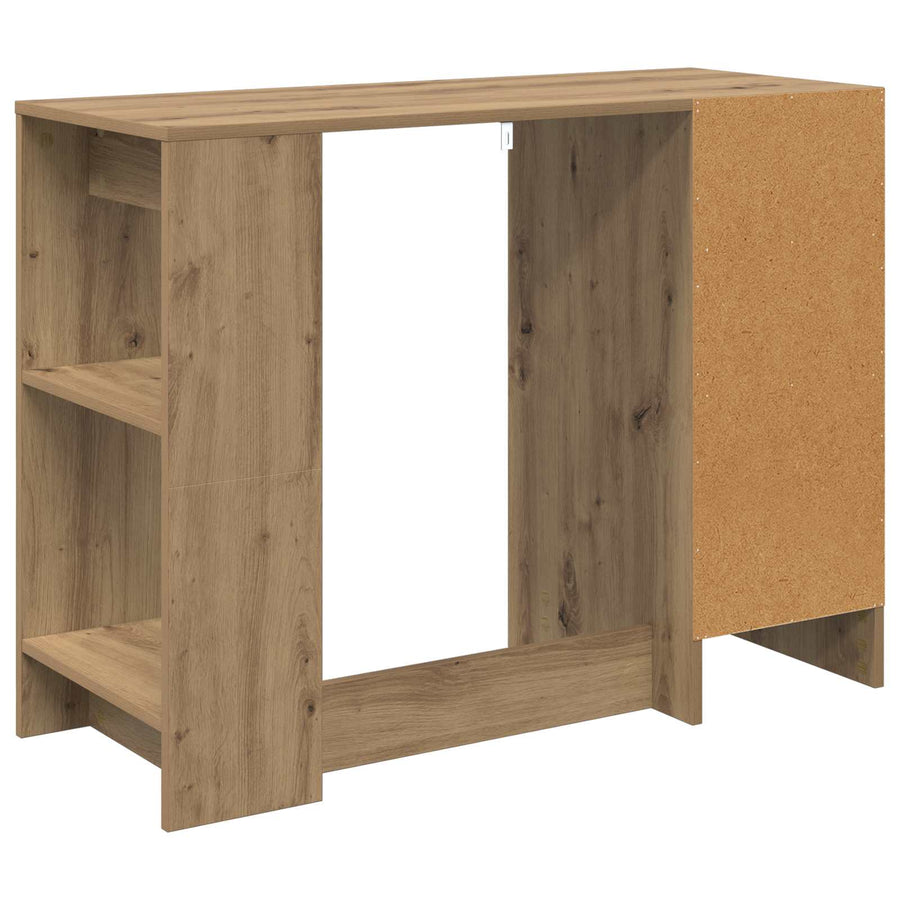 Bureau met lade Artisan Eiken 100 x 40 x 75 cm Bewerkt hout
