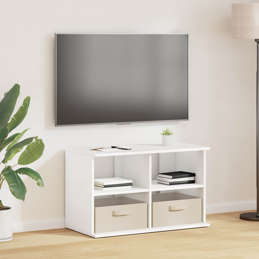 TV-standaard met lade Wit 79 x 40 x 48 cm