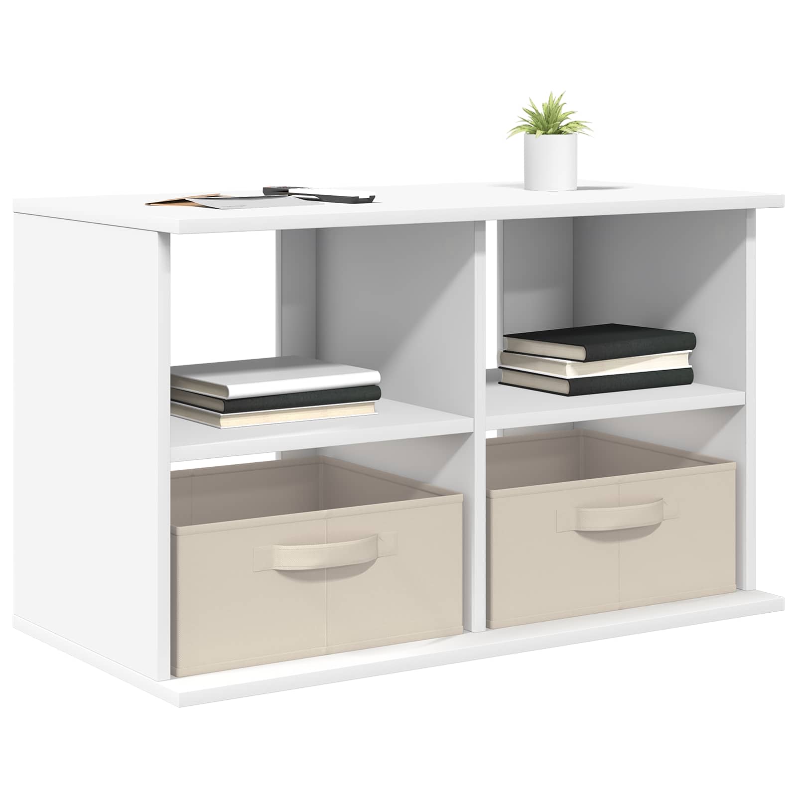 TV-standaard met lade Wit 79 x 40 x 48 cm