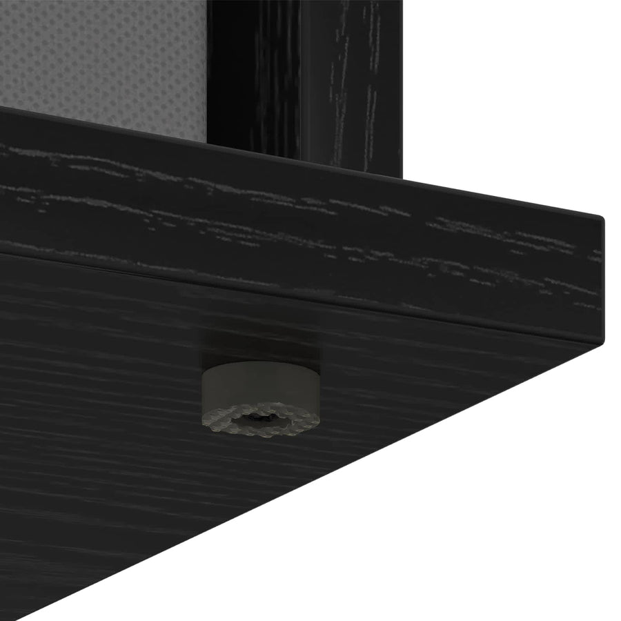 TV-standaard met lade Zwart Eiken 79 x 40 x 48 cm